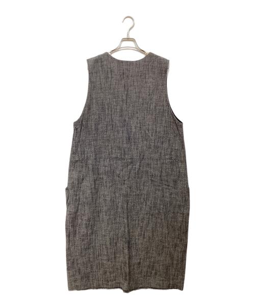 atelier naruse（アトリエナルセ）atelier naruse (アトリエナルセ) コットンスラブジャンパースカート ブラック サイズ:Freeの古着・服飾アイテム