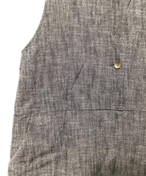 atelier naruse（アトリエナルセ）atelier naruse (アトリエナルセ) コットンスラブジャンパースカート ブラック サイズ:Freeの古着・服飾アイテム