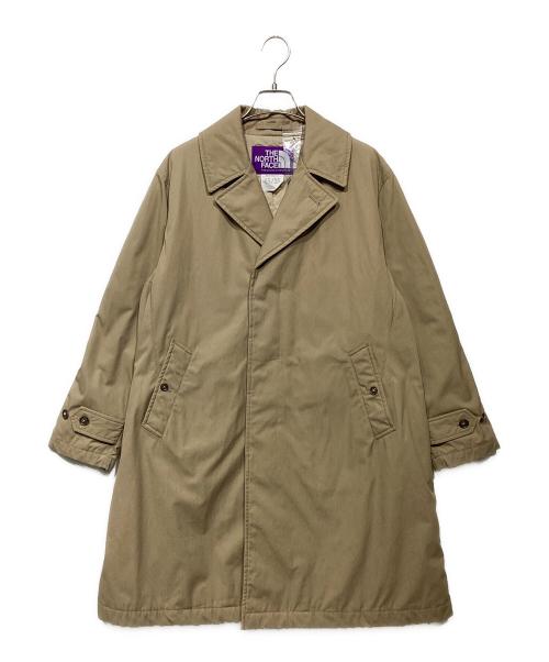THE NORTHFACE PURPLELABEL（ザ・ノースフェイス パープルレーベル）THE NORTHFACE PURPLELABEL (ザ・ノースフェイス パープルレーベル) BEAMS BOY (ビームスボーイ) 別注プリマロフト65/35ステンカラーコート ベージュ サイズ:WSの古着・服飾アイテム