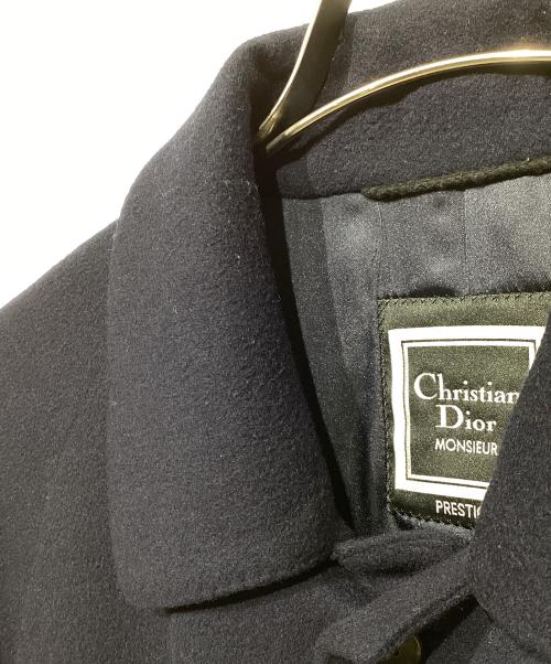 Christian Dior MONSIEUR（クリスチャンディオールムッシュ）Christian Dior MONSIEUR (クリスチャンディオールムッシュ) カシミヤコート ネイビー サイズ:Sの古着・服飾アイテム