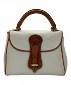 DOONEY&BOURKEドゥーニーアンドバーク）の古着「フラップ ハンドバッグ」｜ホワイト