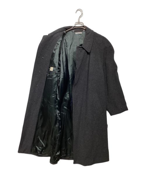 HERMES（エルメス）HERMES (エルメス) ヴィンテージカシミヤバルマカーンコート グレー サイズ:52の古着・服飾アイテム