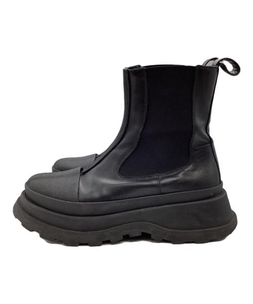 JIL SANDER（ジルサンダー）JIL SANDER (ジルサンダー) チェルシーブーツ　JS37070A ブラック サイズ:38の古着・服飾アイテム