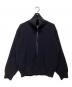 YOKE（ヨーク）の古着「3/4 FRONT ZIP HIGHNECK RIB SWEATER」｜ブラック