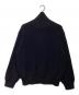 YOKE (ヨーク) 3/4 FRONT ZIP HIGHNECK RIB SWEATER ブラック サイズ:2：20000円
