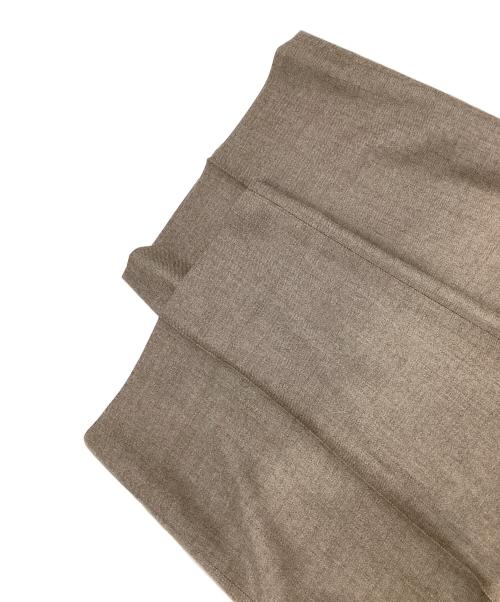 AURALEE（オーラリー）AURALEE (オーラリー) SUPER LIGHT WOOL TWOーTUCK SLACKS ブラウン サイズ:5の古着・服飾アイテム