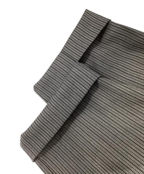 NEAT（ニート）NEAT (ニート) 2タックストライプパンツ ブラック サイズ:52の古着・服飾アイテム