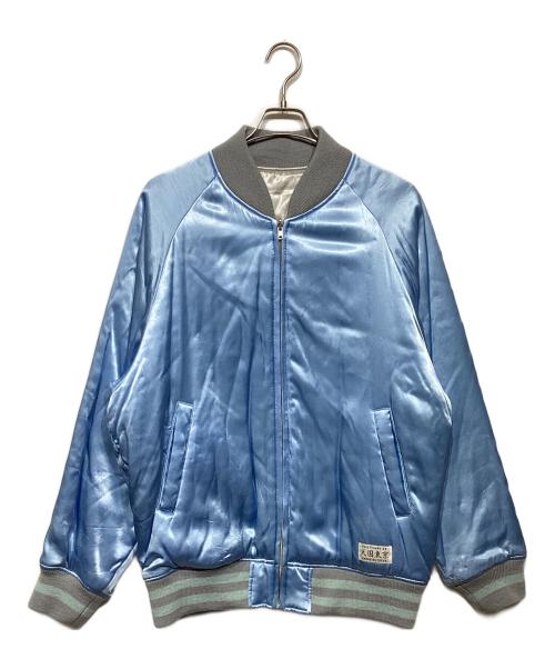 WACKO MARIA（ワコマリア）WACKO MARIA (ワコマリア) TIM LEHI REVERSIBLE SKA JACKET スカイブルー×グレー サイズ:Mの古着・服飾アイテム