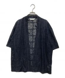 SASQUATCHfabrix.（サスクワッチファブリックス）の古着「レースシャツ」｜ブラック