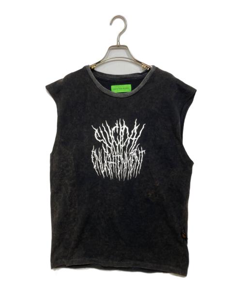 Liberal youth ministry（リベラルユースミニストリー）Liberal youth ministry (リベラルユースミニストリー) ノースリーブカットソー グレー サイズ:Mの古着・服飾アイテム