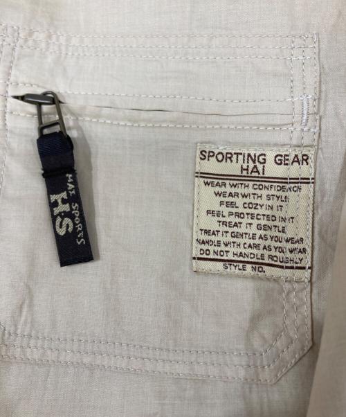 HAI SPORTING GEAR（ハイスポーツギア）HAI SPORTING GEAR (ハイスポーツギア) シャツジャケット ベージュ サイズ:Mの古着・服飾アイテム