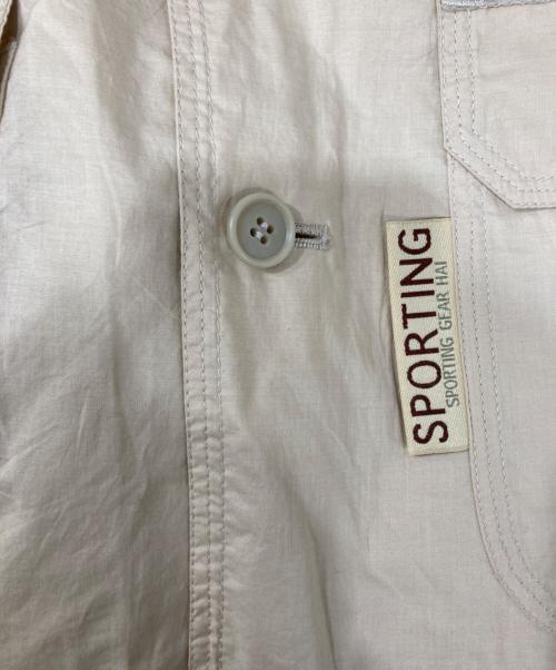 HAI SPORTING GEAR（ハイスポーツギア）HAI SPORTING GEAR (ハイスポーツギア) シャツジャケット ベージュ サイズ:Mの古着・服飾アイテム