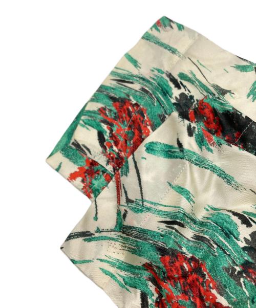 DRIES VAN NOTEN（ドリスヴァンノッテン）DRIES VAN NOTEN (ドリスヴァンノッテン) ボタニカルシャツ ベージュ×グリーン サイズ:46の古着・服飾アイテム