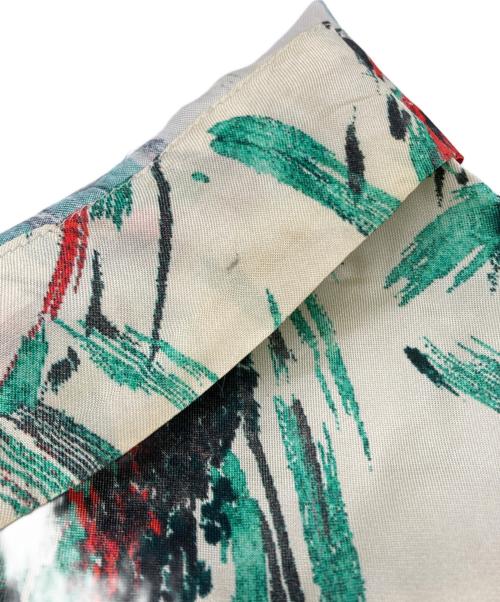 DRIES VAN NOTEN（ドリスヴァンノッテン）DRIES VAN NOTEN (ドリスヴァンノッテン) ボタニカルシャツ ベージュ×グリーン サイズ:46の古着・服飾アイテム
