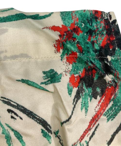 DRIES VAN NOTEN（ドリスヴァンノッテン）DRIES VAN NOTEN (ドリスヴァンノッテン) ボタニカルシャツ ベージュ×グリーン サイズ:46の古着・服飾アイテム