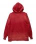 Acne studios (アクネ ストゥディオス) ダメージプルオーバーパーカー レッド サイズ:XXS：18000円