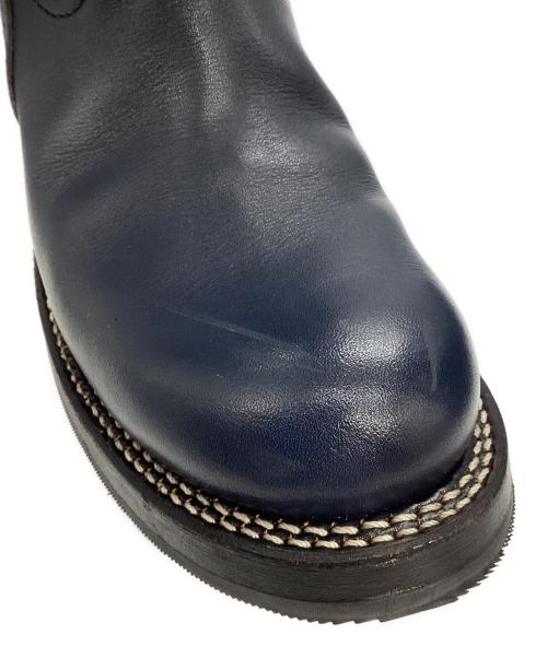 ADDICT CLOTHES（アディクト クローズ）ADDICT CLOTHES (アディクト クローズ) STEERHIDE ENGINEER BOOTS ネイビー サイズ:8 1/2の古着・服飾アイテム