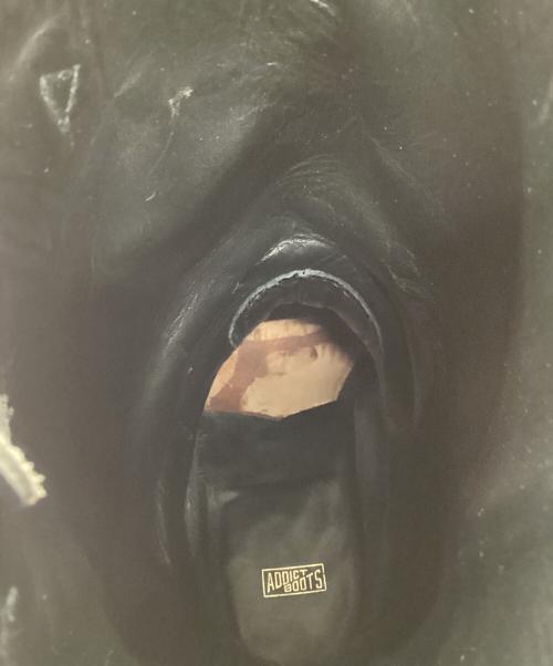 ADDICT CLOTHES（アディクト クローズ）ADDICT CLOTHES (アディクト クローズ) STEERHIDE ENGINEER BOOTS ネイビー サイズ:8 1/2の古着・服飾アイテム