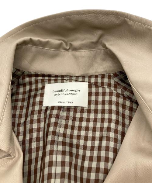 beautiful people（ビューティフルピープル）beautiful people (ビューティフルピープル) トレンチコート ベージュ サイズ:170の古着・服飾アイテム