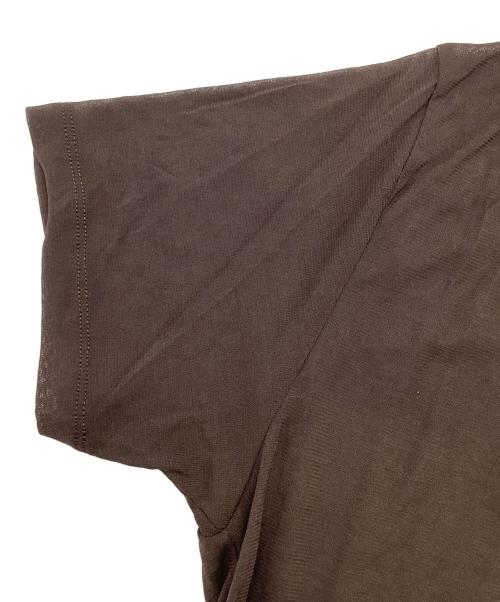 ETRE TOKYO（エトレトウキョウ）ETRE TOKYO (エトレトウキョウ) ヘンリーポロレイヤードセットプルオーバー ブラウン サイズ:Free 未使用品の古着・服飾アイテム