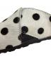 中古・古着 BIRKENSTOCK (ビルケンシュトック) Manolo Blahnik (マノロブラニク) ドットサンダル ホワイト×ブラック サイズ:24：23000円
