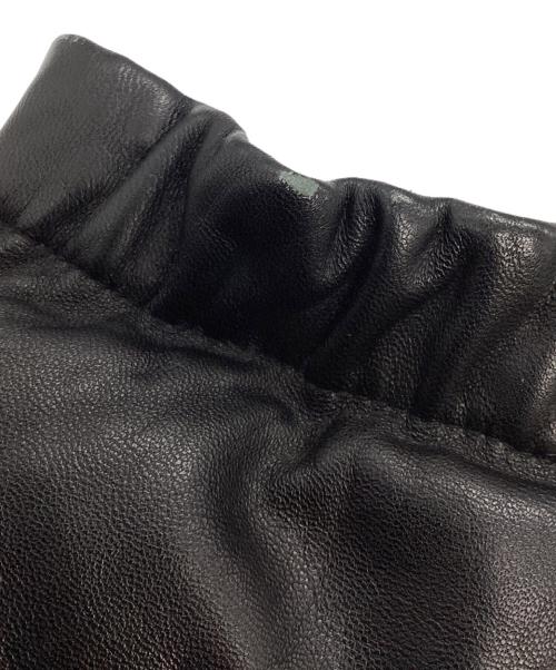 A BATHING APE（ア ベイシング エイプ）A BATHING APE (ア ベイシング エイプ) シープスキンダウンジャケット ブラック サイズ:Lの古着・服飾アイテム