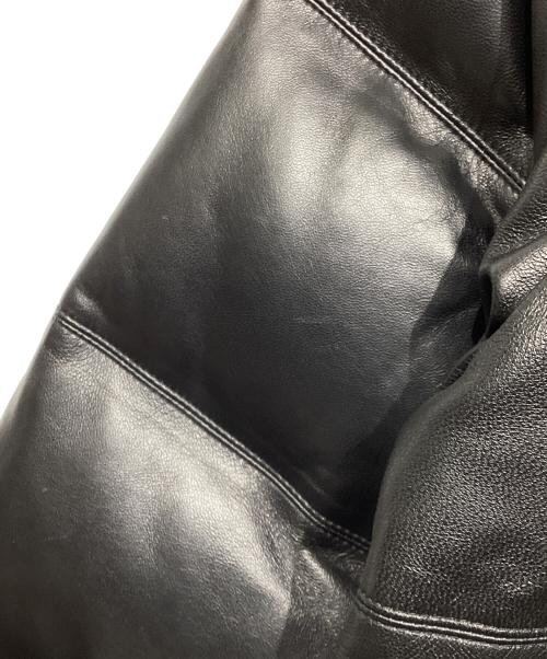 A BATHING APE（ア ベイシング エイプ）A BATHING APE (ア ベイシング エイプ) シープスキンダウンジャケット ブラック サイズ:Lの古着・服飾アイテム