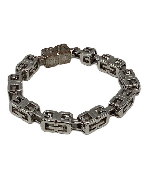 GIVENCHY（ジバンシィ）GIVENCHY (ジバンシィ) Gキューブブレスレット シルバーの古着・服飾アイテム