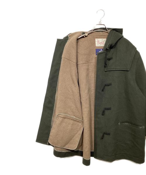 PAPAS（パパス）PAPAS (パパス) カシミヤウールダッフルコート グリーン サイズ:Mの古着・服飾アイテム