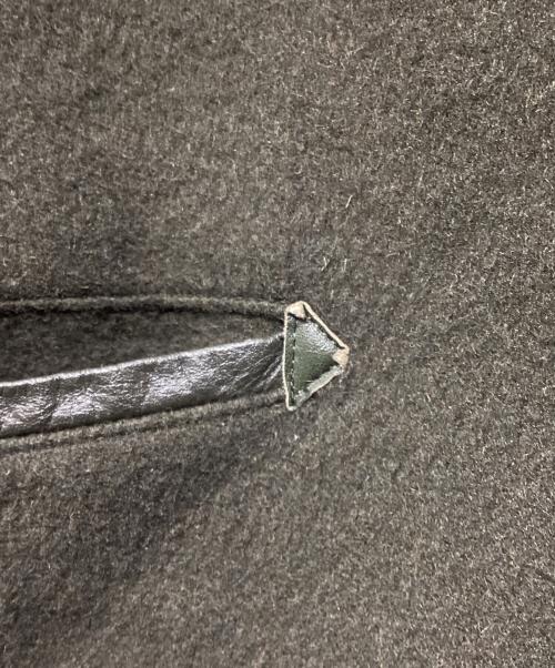 PAPAS（パパス）PAPAS (パパス) カシミヤウールダッフルコート グリーン サイズ:Mの古着・服飾アイテム