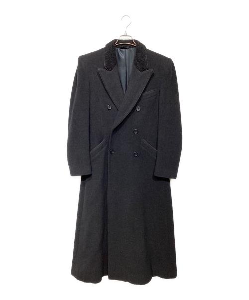 Paul Smith London（ポールスミスロンドン）Paul Smith London (ポールスミスロンドン) アンゴラ混ロングコート グレー サイズ:Lの古着・服飾アイテム