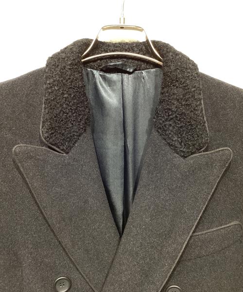 Paul Smith London（ポールスミスロンドン）Paul Smith London (ポールスミスロンドン) アンゴラ混ロングコート グレー サイズ:Lの古着・服飾アイテム