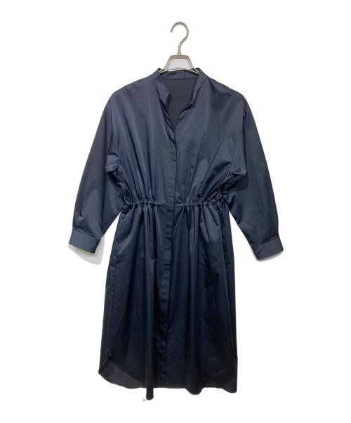 SOEJU（ソージュ）SOEJU (ソージュ) リモンタコートワンピース ネイビー サイズ:Mの古着・服飾アイテム