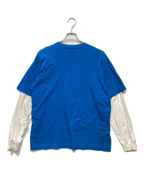 GUCCI（グッチ）GUCCI (グッチ) Interlock Logo Tee ブルー×ホワイト サイズ:Sの古着・服飾アイテム