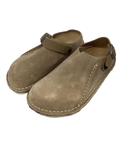 BIRKENSTOCK（ビルケンシュトック）BIRKENSTOCK (ビルケンシュトック) LUTRY スエードサンダル ベージュ サイズ:24の古着・服飾アイテム