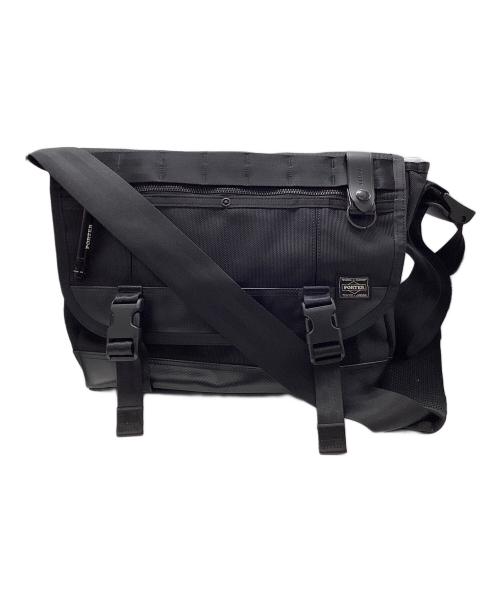 PORTER（ポーター）PORTER (ポーター) HEAT ショルダーバッグ ブラックの古着・服飾アイテム