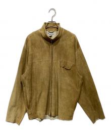zegna sport（ゼニアスポーツ）の古着「スウェードレザーブルゾン」｜ベージュ