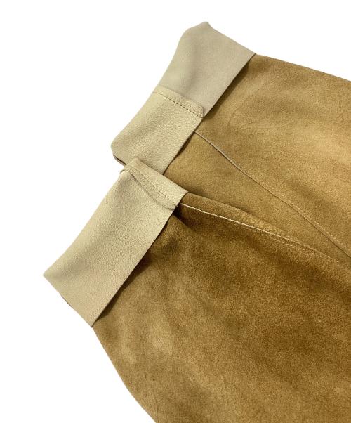 zegna sport（ゼニアスポーツ）zegna sport (ゼニアスポーツ) スウェードレザーブルゾン ベージュ サイズ:Sの古着・服飾アイテム