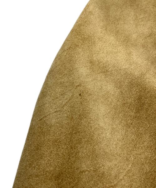 zegna sport（ゼニアスポーツ）zegna sport (ゼニアスポーツ) スウェードレザーブルゾン ベージュ サイズ:Sの古着・服飾アイテム