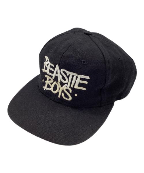 beastie boys（ビースティ・ボーイズ）beastie boys (ビースティ・ボーイズ) 90ｓ　CHECK YOUR HEAD 　刺繍ロゴキャップ ブラックの古着・服飾アイテム