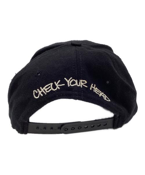 beastie boys（ビースティ・ボーイズ）beastie boys (ビースティ・ボーイズ) 90ｓ　CHECK YOUR HEAD 　刺繍ロゴキャップ ブラックの古着・服飾アイテム