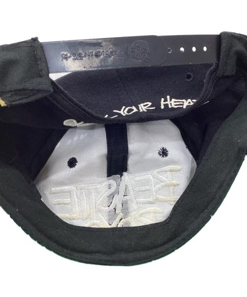 beastie boys（ビースティ・ボーイズ）beastie boys (ビースティ・ボーイズ) 90ｓ　CHECK YOUR HEAD 　刺繍ロゴキャップ ブラックの古着・服飾アイテム