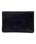 GANZOガンゾ）の古着「SACCHETTO2 クラッチバッグ　（サケット2クラッチバッグ）」｜ブラック