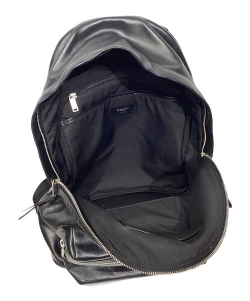 Saint Laurent Paris（サンローランパリ）Saint Laurent Paris (サンローランパリ) シティ オールレザー バックパック ブラックの古着・服飾アイテム