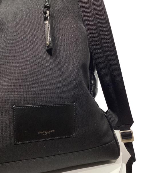 Saint Laurent Paris（サンローランパリ）Saint Laurent Paris (サンローランパリ) シティ オールレザー バックパック ブラックの古着・服飾アイテム