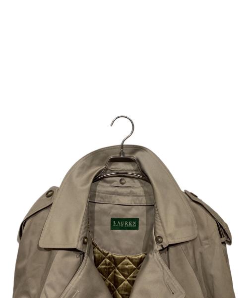 LAUREN RALPH LAUREN（ローレンラルフローレン）LAUREN RALPH LAUREN (ローレンラルフローレン) ライナー付トレンチコート ベージュ サイズ:40の古着・服飾アイテム