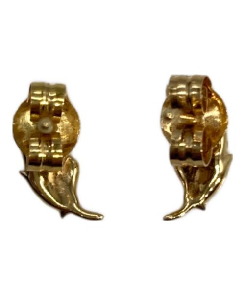 agete（アガット）agete (アガット) K18　フェザーピアスの古着・服飾アイテム