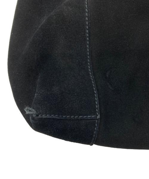 GUCCI（グッチ）GUCCI (グッチ) スエードショルダーバッグ ブラックの古着・服飾アイテム