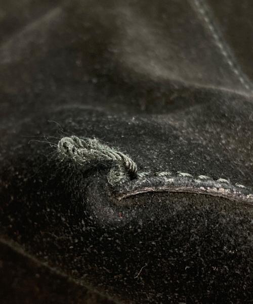 GUCCI（グッチ）GUCCI (グッチ) スエードショルダーバッグ ブラックの古着・服飾アイテム