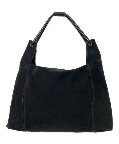GUCCI（グッチ）GUCCI (グッチ) スエードショルダーバッグ ブラックの古着・服飾アイテム